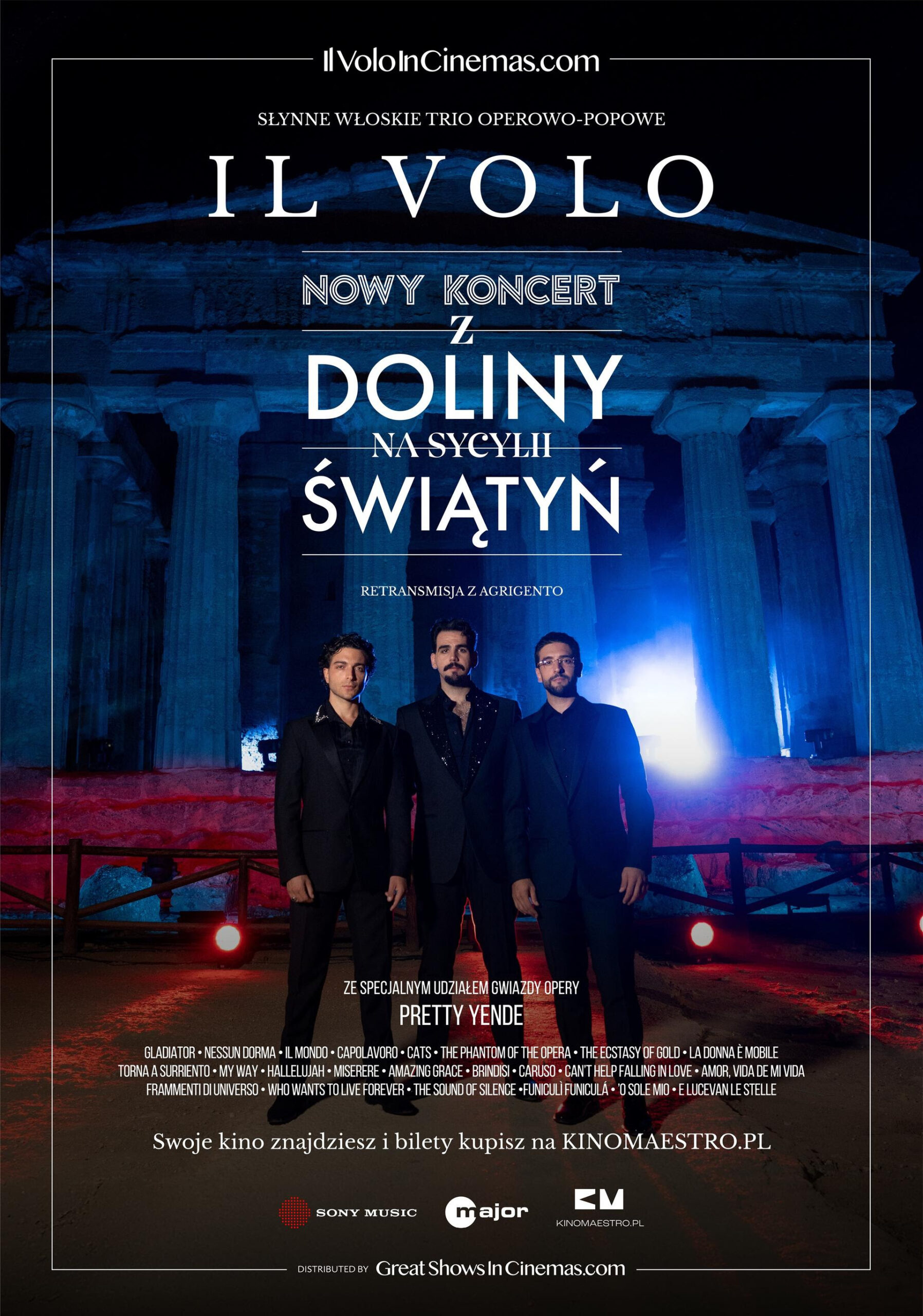 II Volo. Najnowszy koncert z Doliny Świątyń