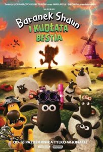 Plakat: Baranek Shaun i Kudłata Bestia