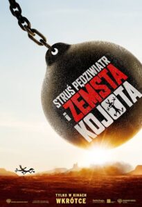 Plakat: Struś Pędziwiatr i zemsta Kojota